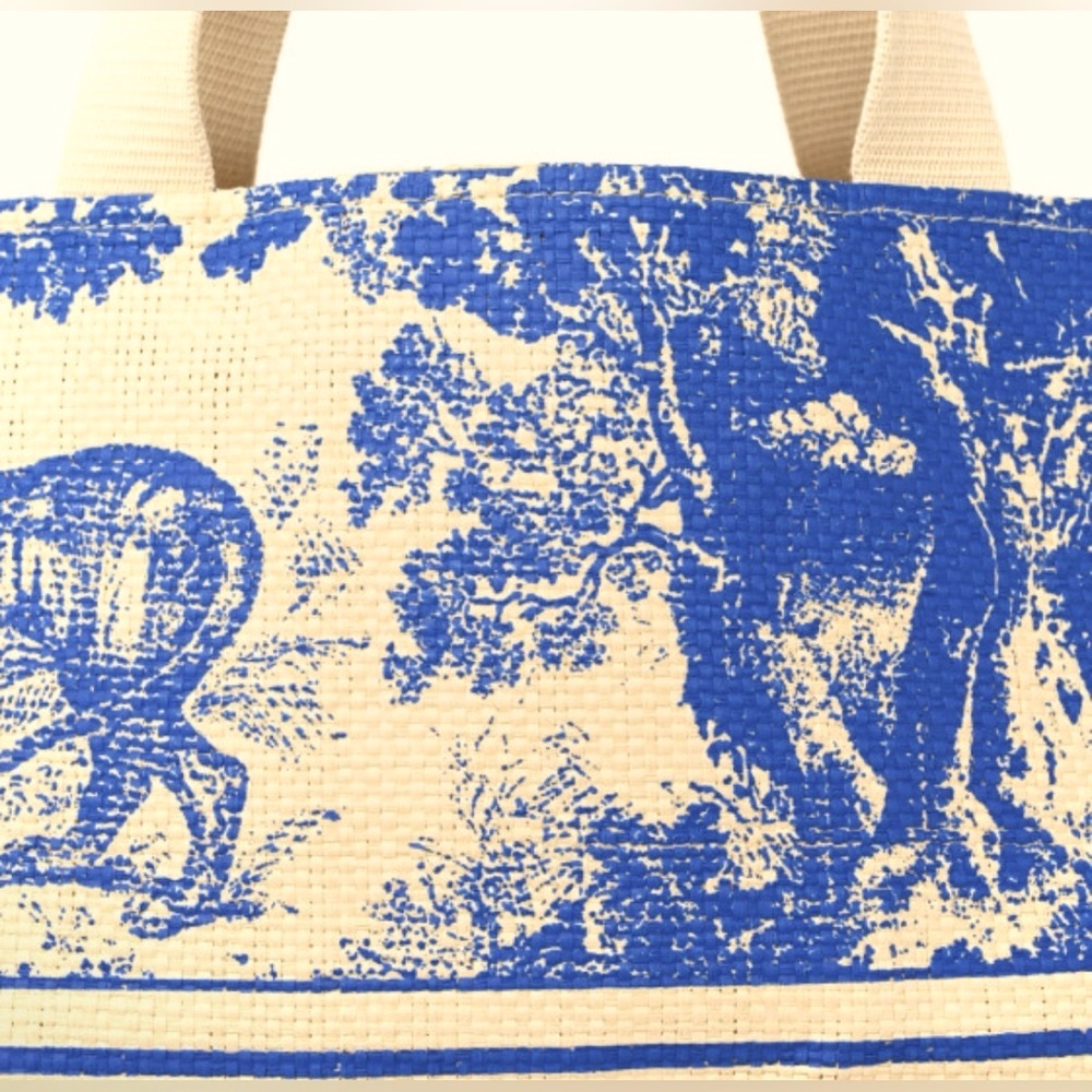 New in bag Christian Dior Beauty DiorivieraTote Blue/Cream Tote Bag - Picture 5 of 8